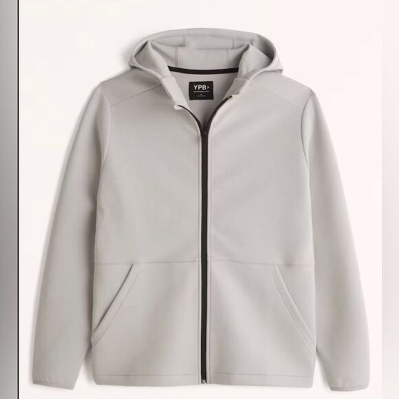 Abercrombie YPB neoKNIT MAX Full-Zip Hoodie Small - Picture 10 of 10